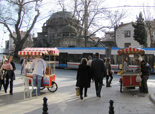 vending carts, Istanbul