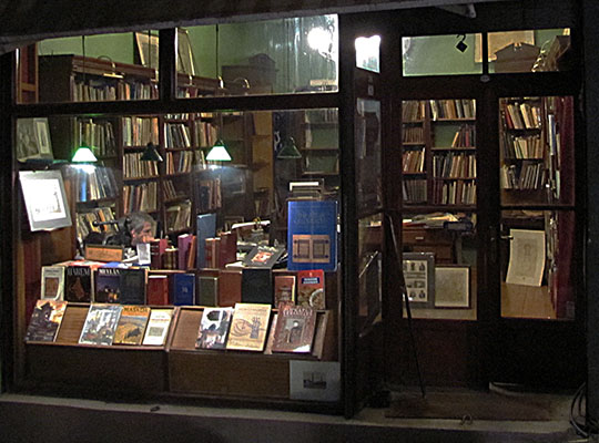 bookshop in Galip Dede Caddesi, Galata, Istanbul