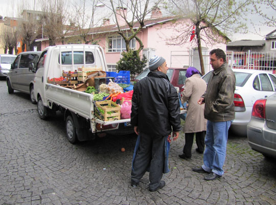 vegetable seller, Istanbul