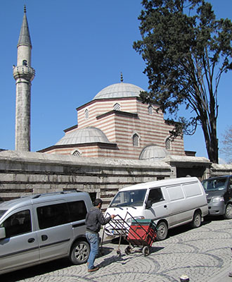 market porter, Seyh Ebulvefa Mosque, Istanbul