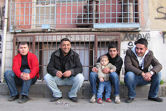 sitting on the corner, Yedikule, Istanbul