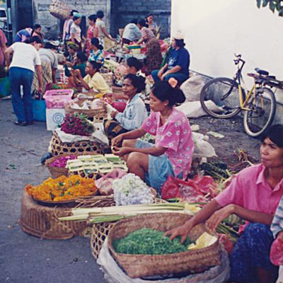 Balinese street market