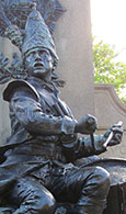 Statue of a drummer boy by William Goscombe John, King's Liverpool Regiment Memorial, Liverpool at The Cheshire Cat Blog
