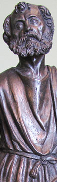 Bronze statue of Saint Paul the Apostle, Venice circa 1500, at The Cheshire Cat Blog