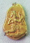 Persian daric gold coin 5-4th century BC at The Cheshire Cat Blog