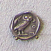 Athenian obol, 454-404 BC at The Cheshire Cat Blog