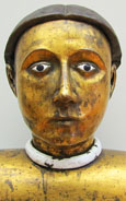 Reliquary bust of an unknown saint, France 15th century, at The Cheshire Cat Blog