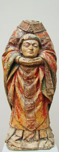 Statue of Saint Dionysius, France 1460-70, at The Cheshire Cat Blog