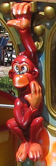 Ape with sunburn at The Cheshire Cat Blog