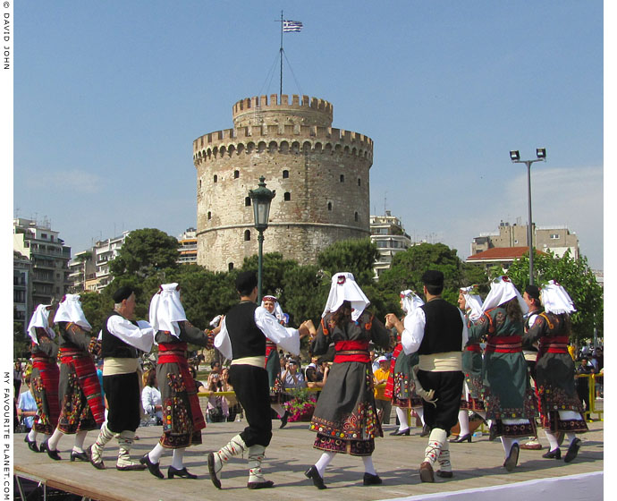 Traditional Greek dance in Thessaloniki, at The Cheshire Cat Blog