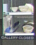 Gallery closed sign at the British Museum