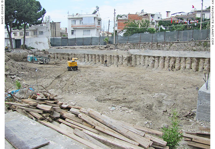 The construction site of the new extension to the Ephesus Museum, Selcuk, Turkey at The Cheshire Cat Blog