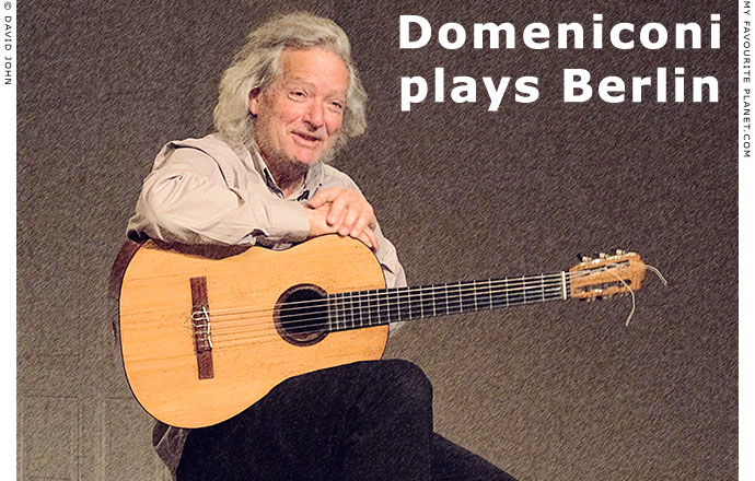 Carlo Domeniconi plays Berlin at The Cheshire Cat Blog