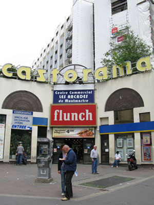 Flunch cafeteria, Castorama Arcade, Montmartre, Paris at My Favourite Planet