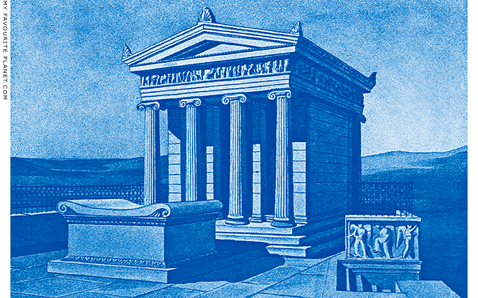 Reconstruction of the Temple of Athena Nike, Acropolis, Athens, Greece at My Favourite Planet