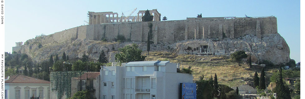 The south side of the Acropolis from the New Acropolis Museum at My Favourite Planet
