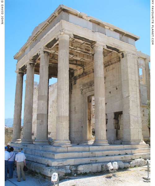 The porch on the north side of the Erechtheion, Athens, Greece at My Favourite Planet