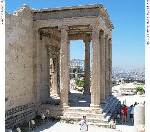 The north porch of the Erechtheion on the Acropolis, Athens, Greece at My Favourite Planet