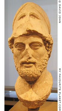 A portrait head of Pericles in the Altes Museum, Berlin at My Favourite Planet