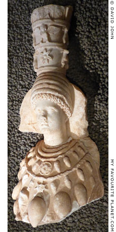 Statuette of Artemis Ephesia from the Villa of Herodes Atticus in Loukou, Arkadia at My Favourite Planet