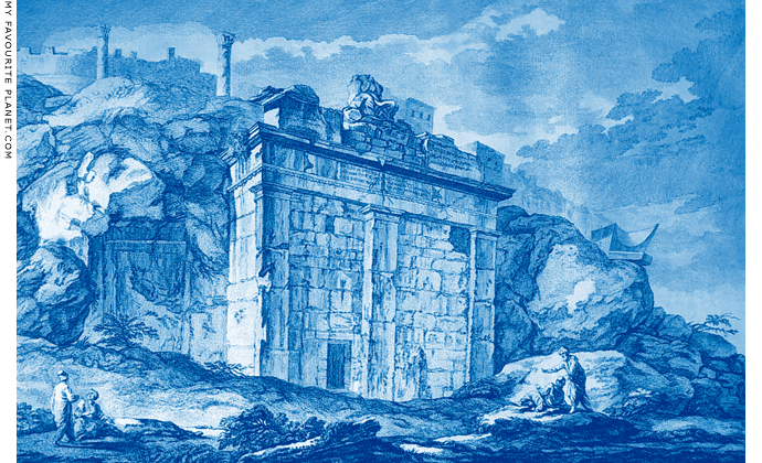The Choragic Monument of Thrasyllos by Julien-David Le Roy