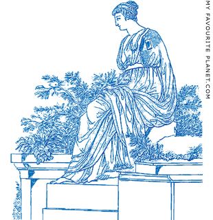 Reconstruction of the Dionysus statue of the Choragic Monument of Thrasyllos