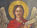 Icon in Agios Georgios Tou Pigadiou church, Kastellorizo town, Greece at My Favourite Planet
