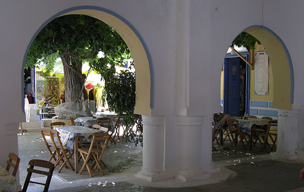 The Italian colonial style Nea Agora (New Market), built in 1934, Kastellorizo, Greece at My Favourite Planet