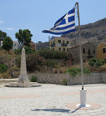 Monument to the unknown soldier, Kastellorizo, Greece at My Favourite Planet