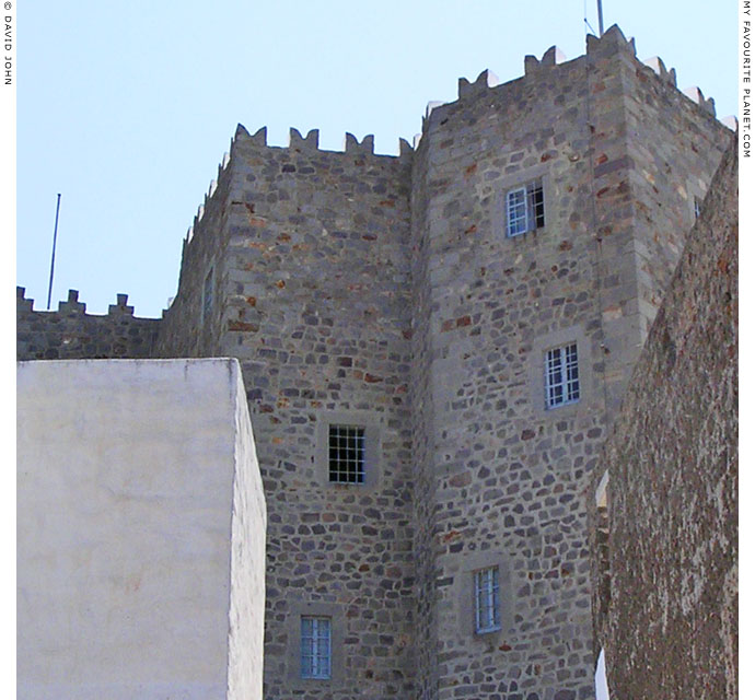 One of the main towers of the Monastery of Saint John, Patmos, Greece at My Favourite Planet