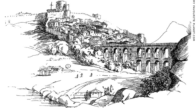 Drawing of Kavala by Mary Adelaide Walker at My Favourite Planet