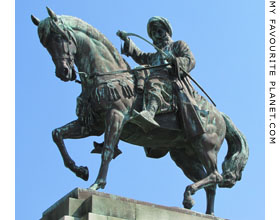 The Mehmet Ali statue, Kavala, Macedonia, Greece at My Favourite Planet