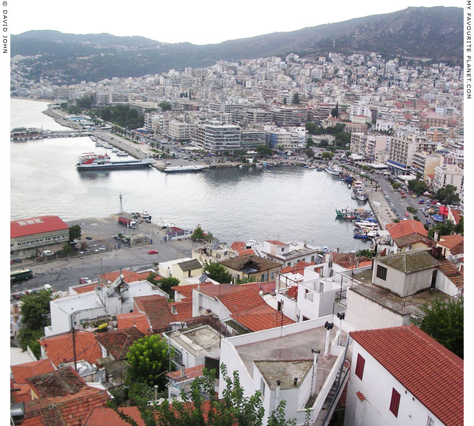 The main harbour of Kavala, Macedonia, Greece at My Favourite Planet