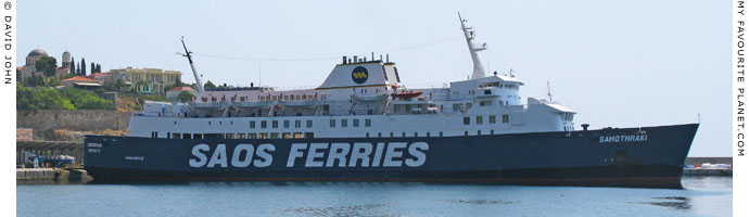 The SAOS ferry Samothraki in Kavala harbour at My Favourite Planet