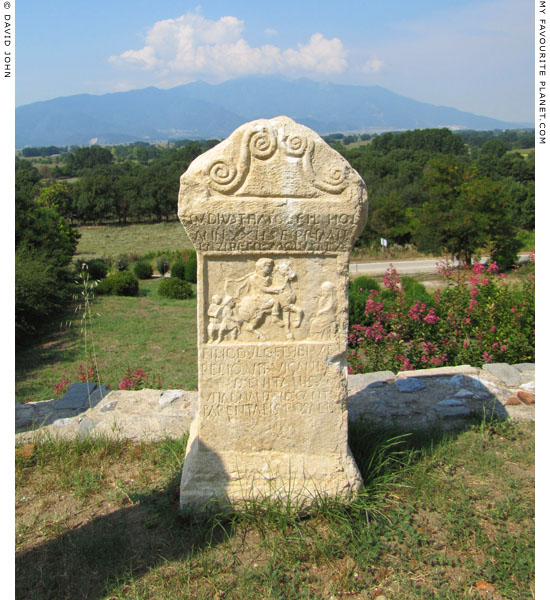 Philippi archaeological site and Mount Pangaion, Macedonia, Greece at My Favourite Planet