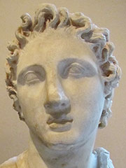 Marble head of Alexander the Great from Kyme at My Favourite Planet Marble head of Alexander the Great from Kyme at My Favourite Planet