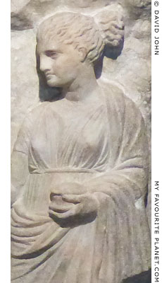The female figure in the Hephaistion relief at My Favourite Planet