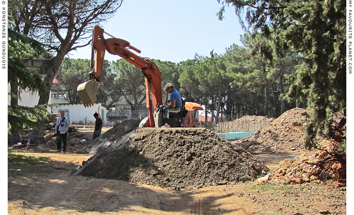 Construction work on the new archaeological museum in Polygyros, Greece at My Favourite Planet