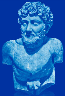 Statue of the Greek story-teller Aesop