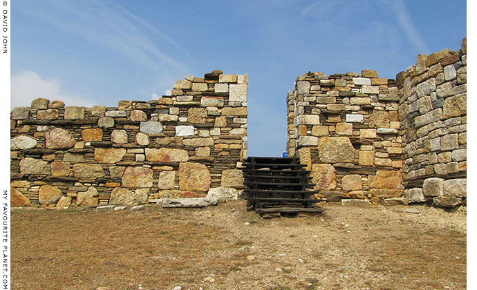 The southern entrance to the Stageira acropolis, Halkidiki, Macedonia, Greece at My Favourite Planet