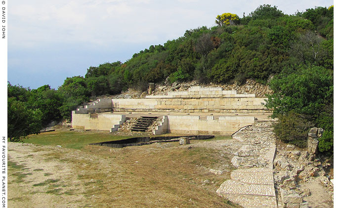 The agora of Ancient Stageira, Halkidiki, Macedonia, Greece at My Favourite Planet
