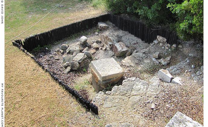 The foundation of an altar in the agora of Ancient Stageira, Halkidiki, Macedonia, Greece at My Favourite Planet