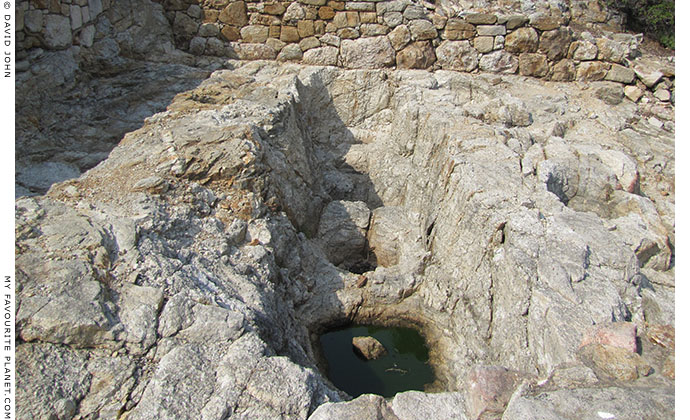 The storage area of the public building complex at the east of the agora of Stageira, Halkidiki, Macedonia, Greece at My Favourite Planet