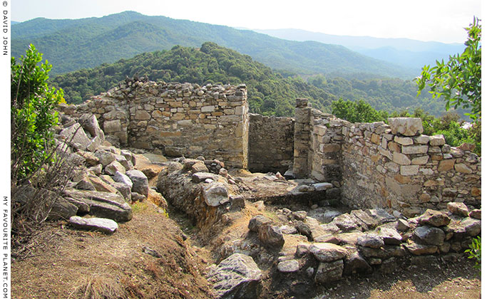 Inside the Byzantine fort on top of Stageira's North Hill, Halkidiki, Macedonia, Greece at My Favourite Planet