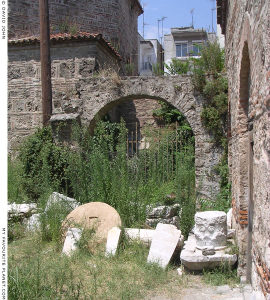 An archway between the twin buildings of the Sinan Tuzci Hamam, Veria, Macedonia, Greece at My Favourite Planet