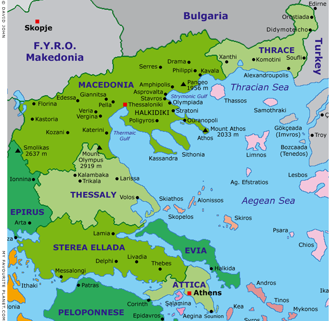 Thrace Ancient Greece Map History Of Thrace - My Favourite Planet