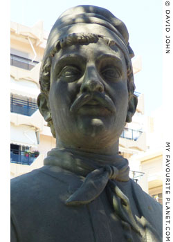 Bust of Constantine Kanaris in Alexandroupoli, Greece at My Favourite Planet