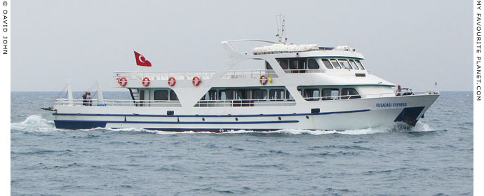 The Kusadasi Express ferry from Samos to Kusadasi, Turkey at My Favourite Planet