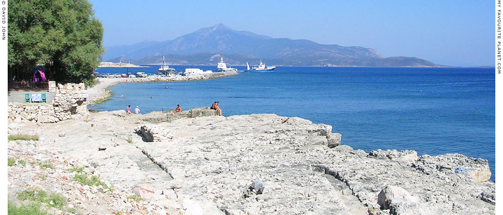 Panoramic view of Pythagorio Bay, Samos island, Greece at My Favourite Planet
