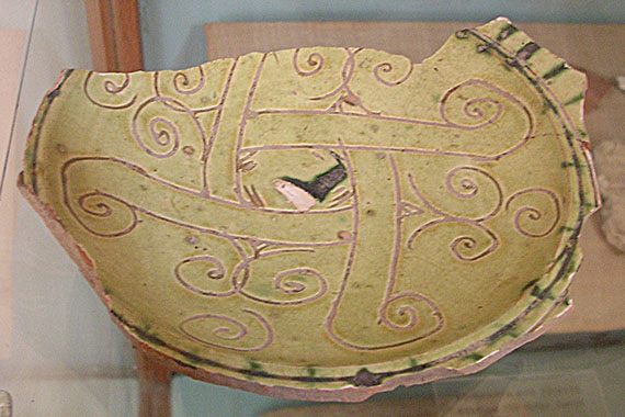 An ancient ceramic bowl ion Paleopolis Museum, Samothraki, Greece at My Favourite Planet